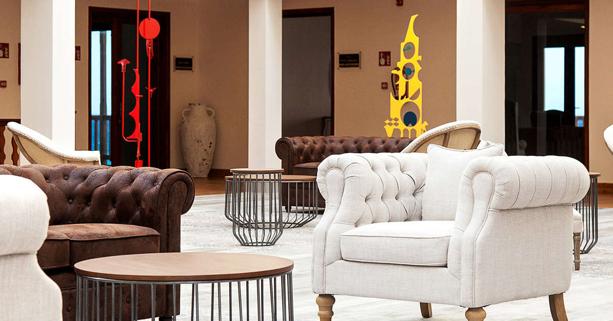 Een foto van het interieur van Hotel El Mirador de Fuerteventura