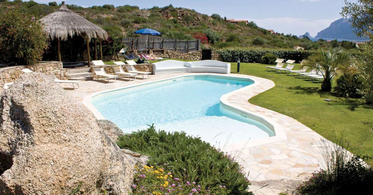 Een foto van het zwembad bij Hotel Ollastu
