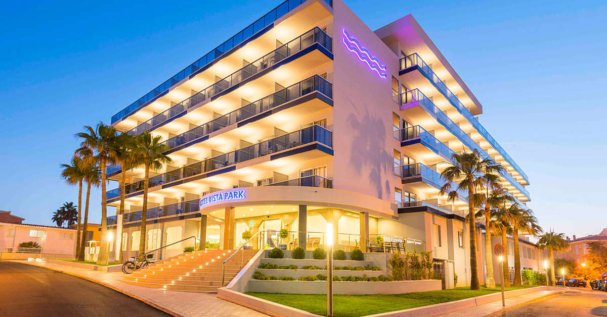 Ein Foto von der Außenansicht des Hotel & Apartments Vista Park