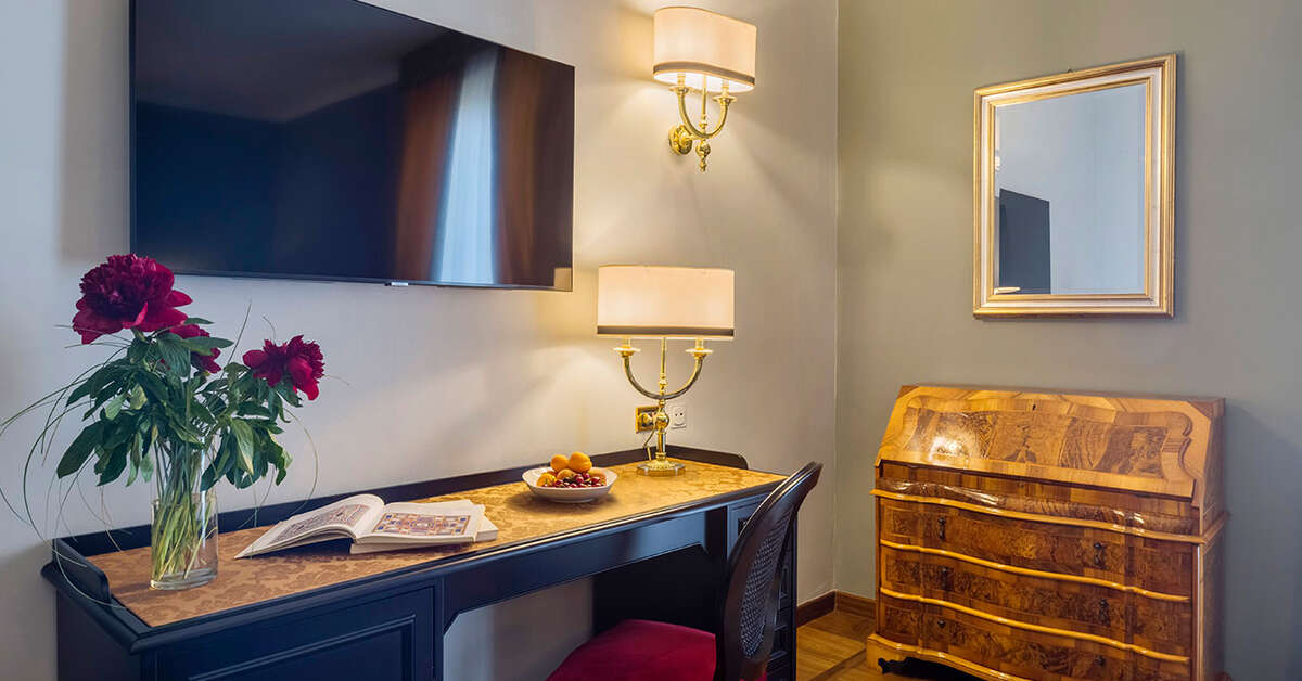Een foto van de faciliteiten bij Grand Hotel Villa Politi