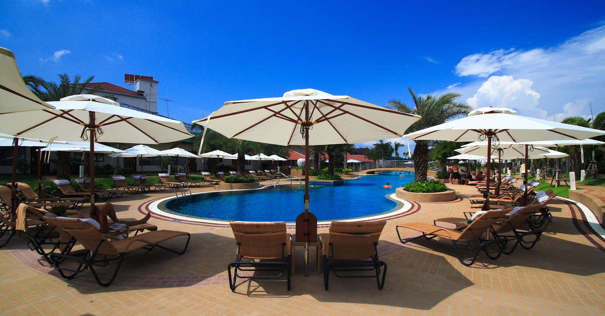Ein Foto vom Pool im Thai Garden Resort