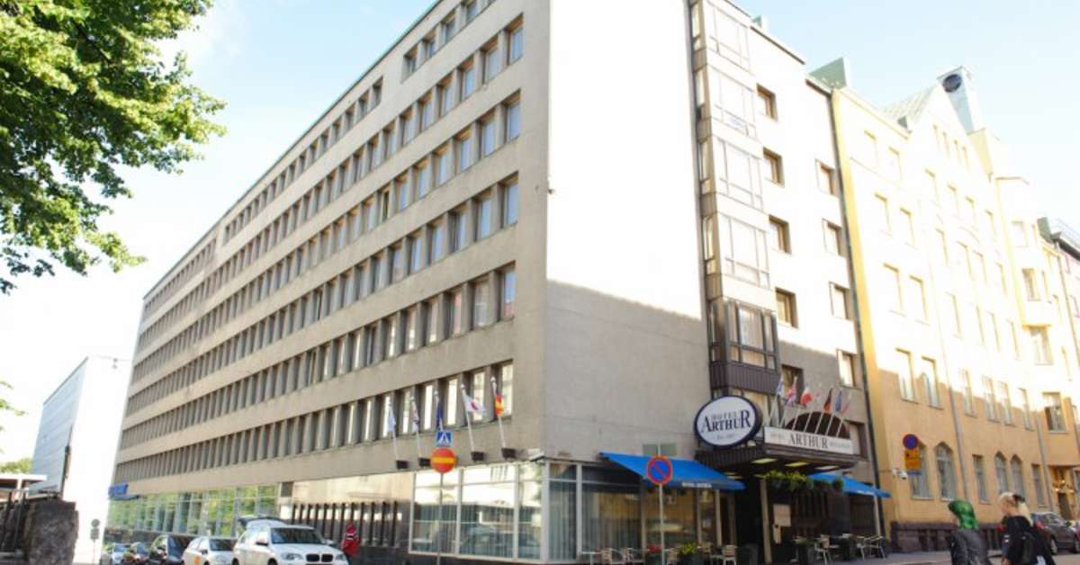 Een foto van de buitenkant van Hotel Arthur