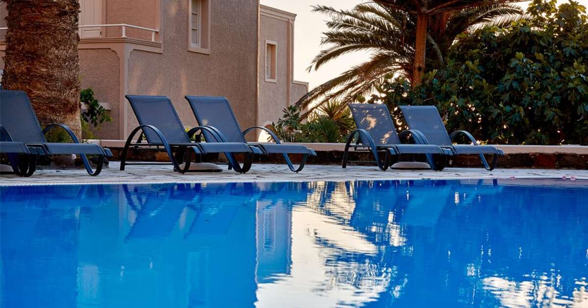 Een foto van het zwembad bij Terra Blue Hotel