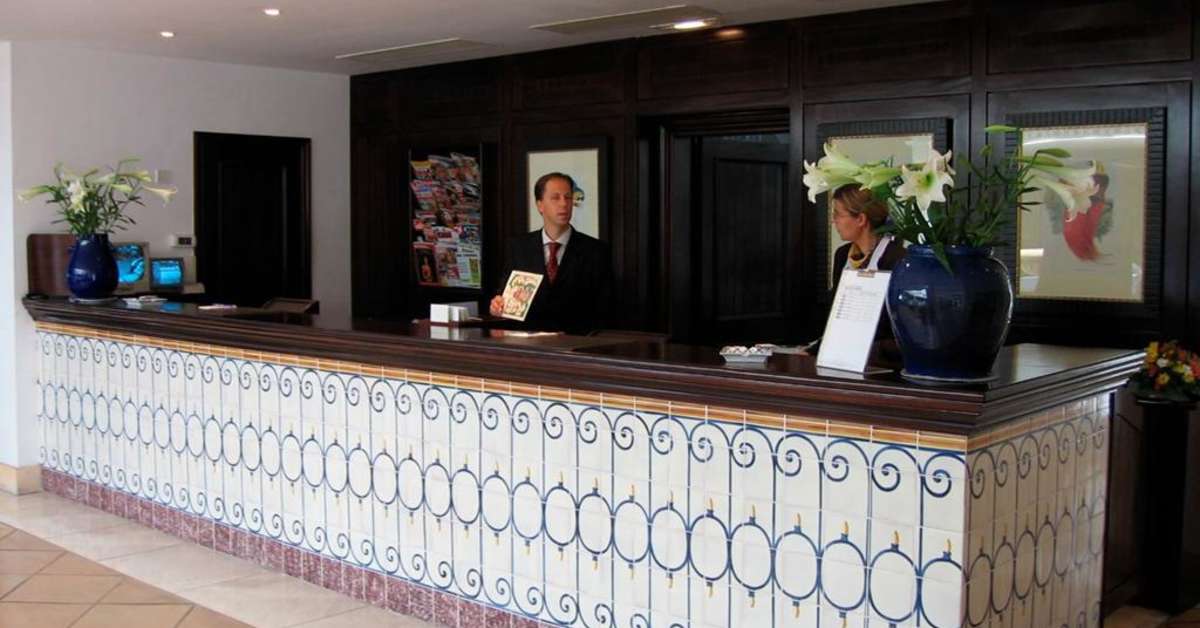 Een foto van het interieur van Seaside Grand Hotel Residencia