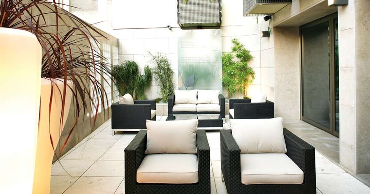 Een foto van het interieur van Neya Lisboa Hotel