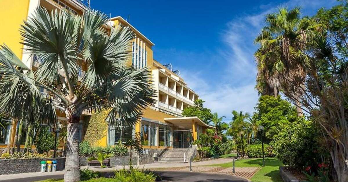 Ein Foto von der Außenansicht des Hotel Tigaiga