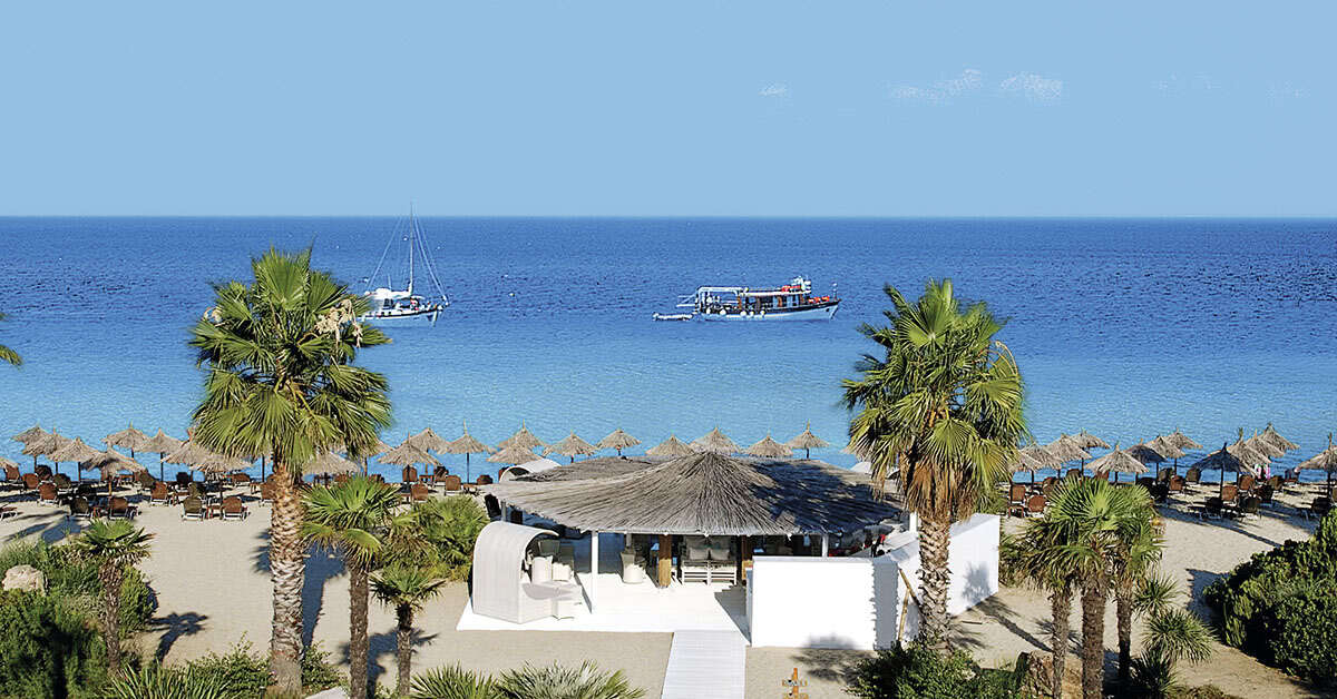 Een foto van het strand bij Ilio Mare Hotel