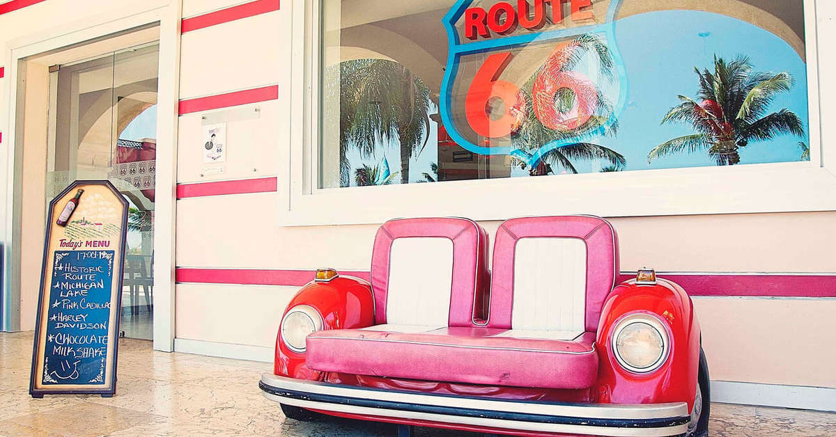 Een foto van het interieur van Ocean Coral & Turquesa