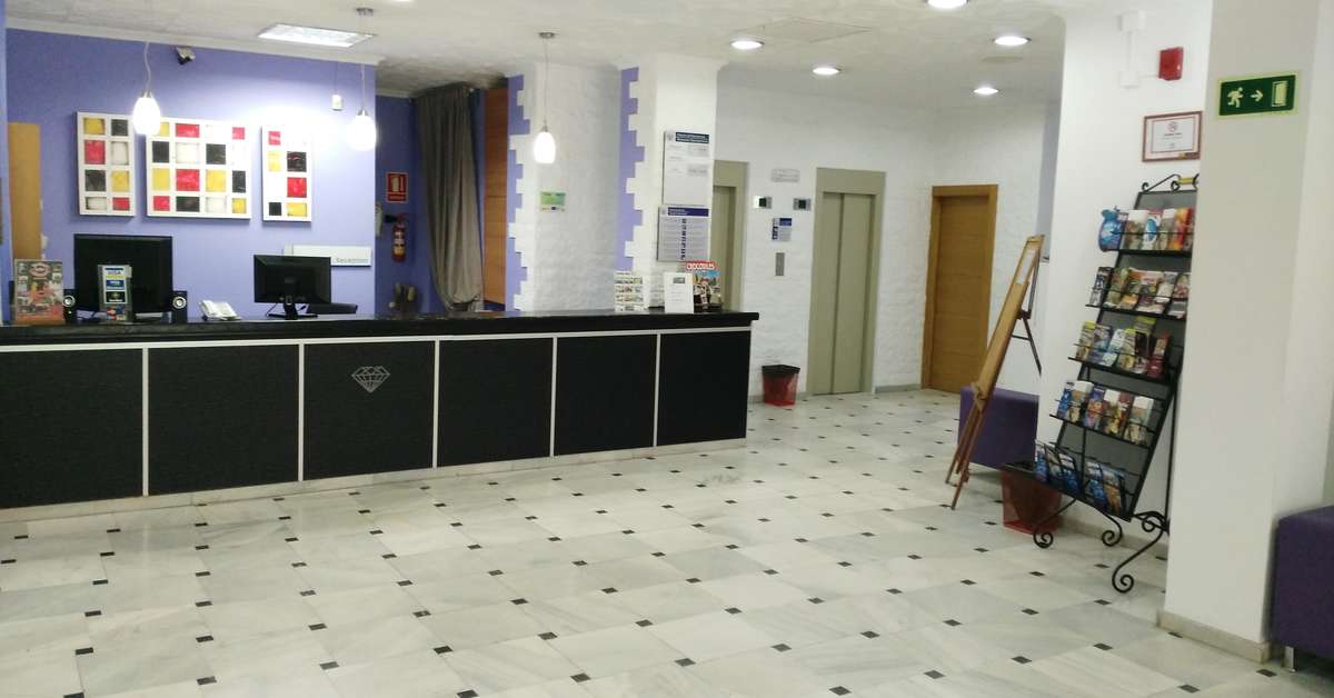 Een foto van het interieur van Hotel Kristal
