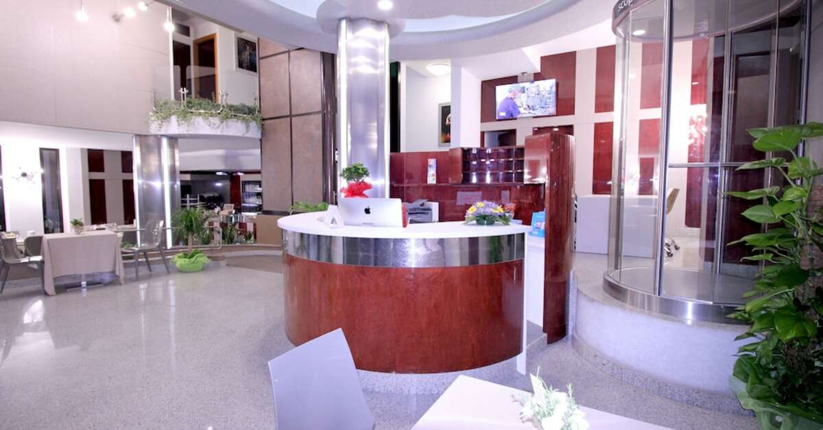 Een foto van het interieur van Hotel Fly