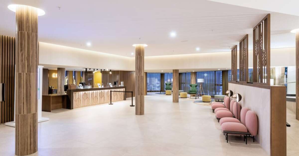 Een foto van het interieur van Riu Palace Jandia