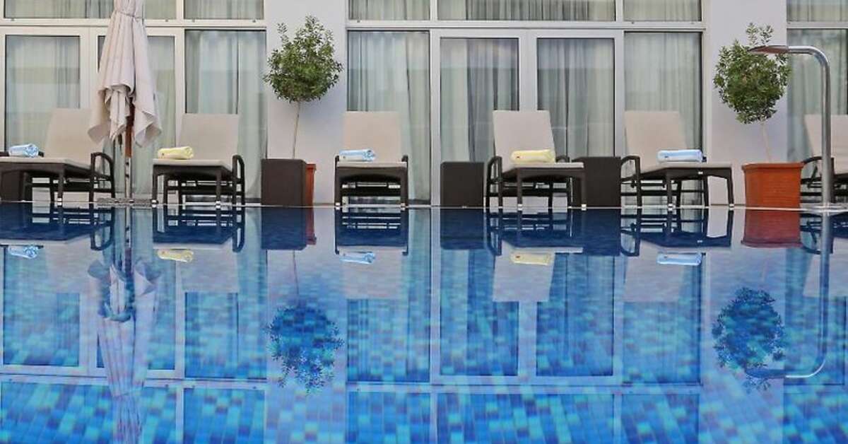 Een foto van het zwembad bij Hotel Lero