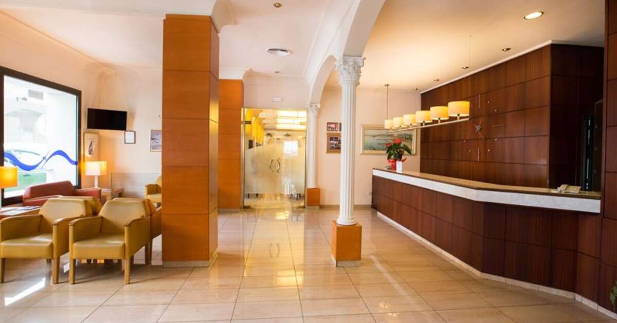 Een foto van het interieur van Hotel Costa Brava Blanes