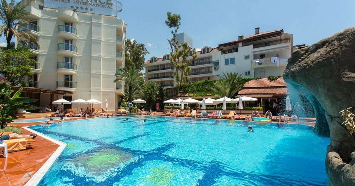 Een foto van een overzicht van Hotel Elegance