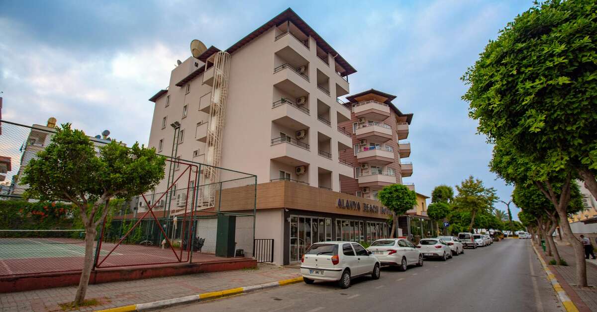 Een foto van de buitenkant van Alanya Beach Hotel