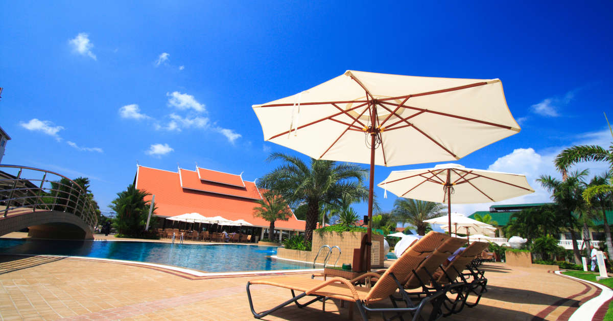 Ein Foto vom Pool im Thai Garden Resort