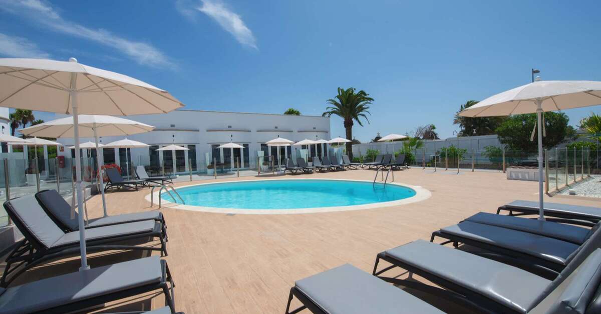 Een foto van het zwembad bij Bungalows Islas Paraiso