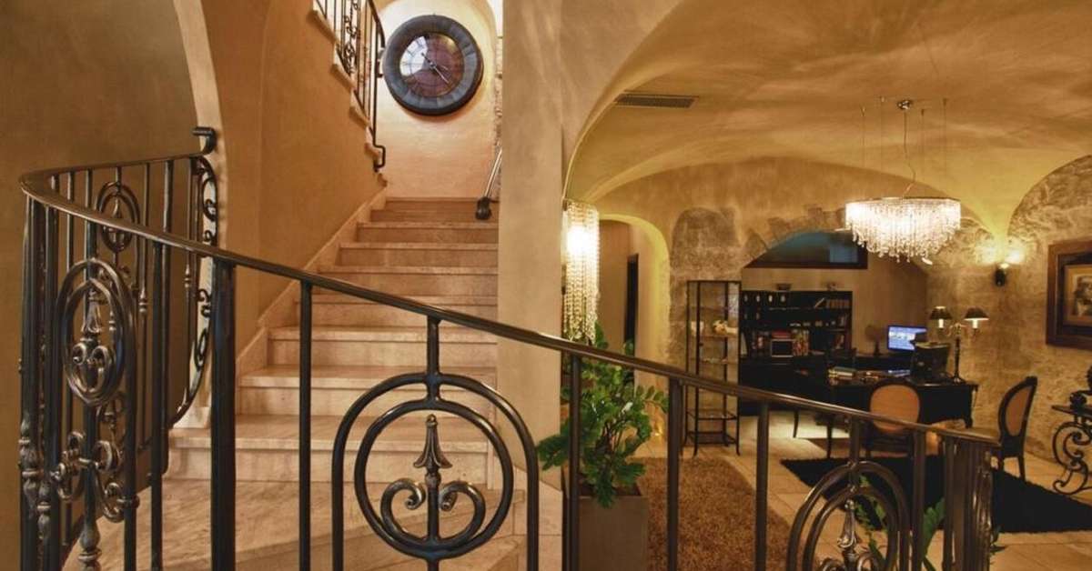 Een foto van het interieur van La Locanda del Conte Mameli