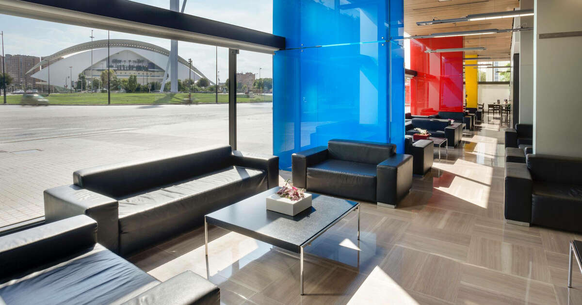 Een foto van het interieur van Barcelo Valencia