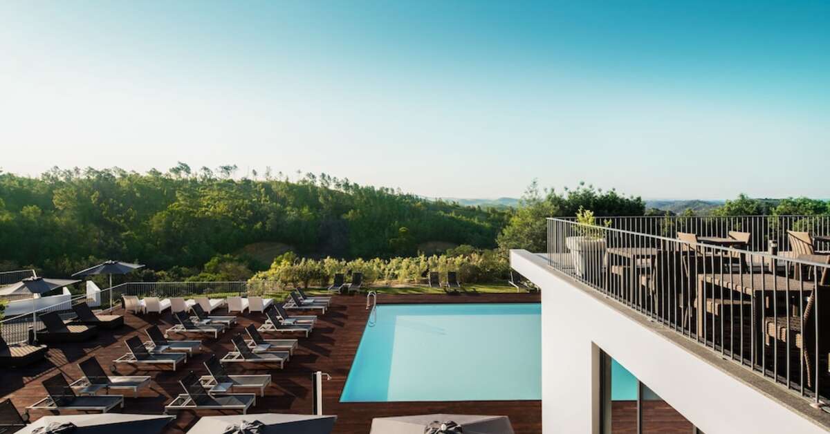Een foto van het zwembad bij Monchique Resort & Spa