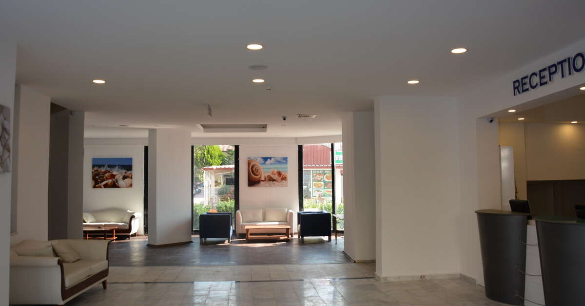 Een foto van het interieur van Jura Hotels Ada Beach