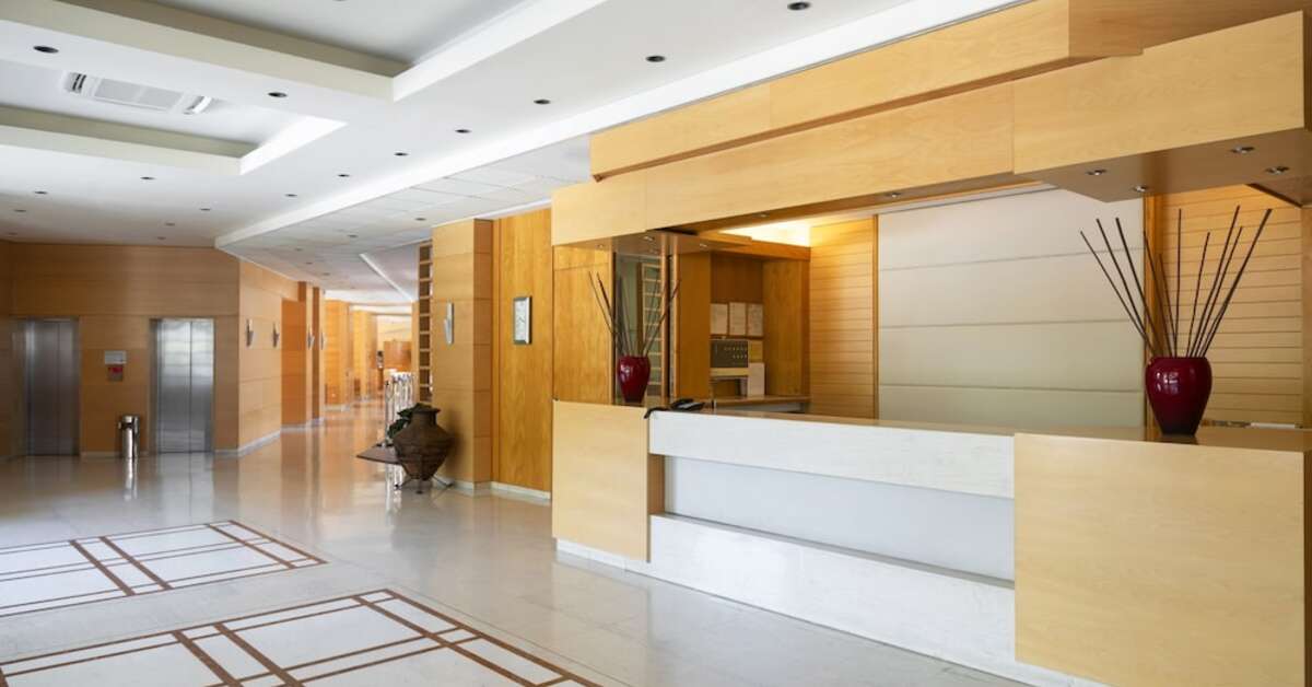 Een foto van het interieur van Athineon
