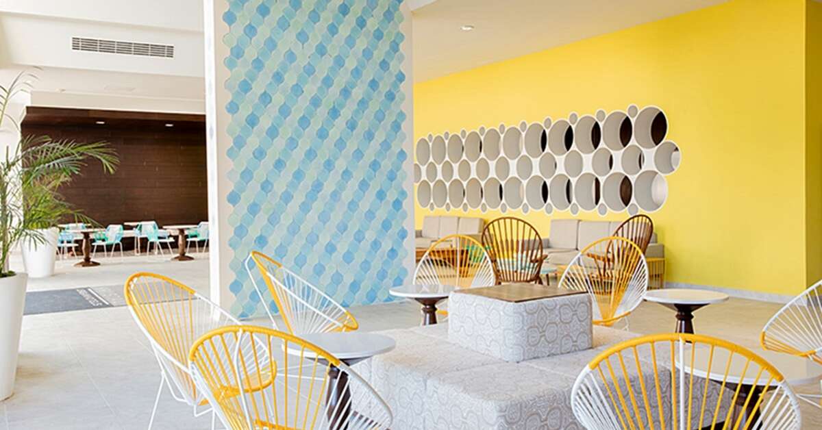 Een foto van het interieur van Krystal Urban Cancun Centro