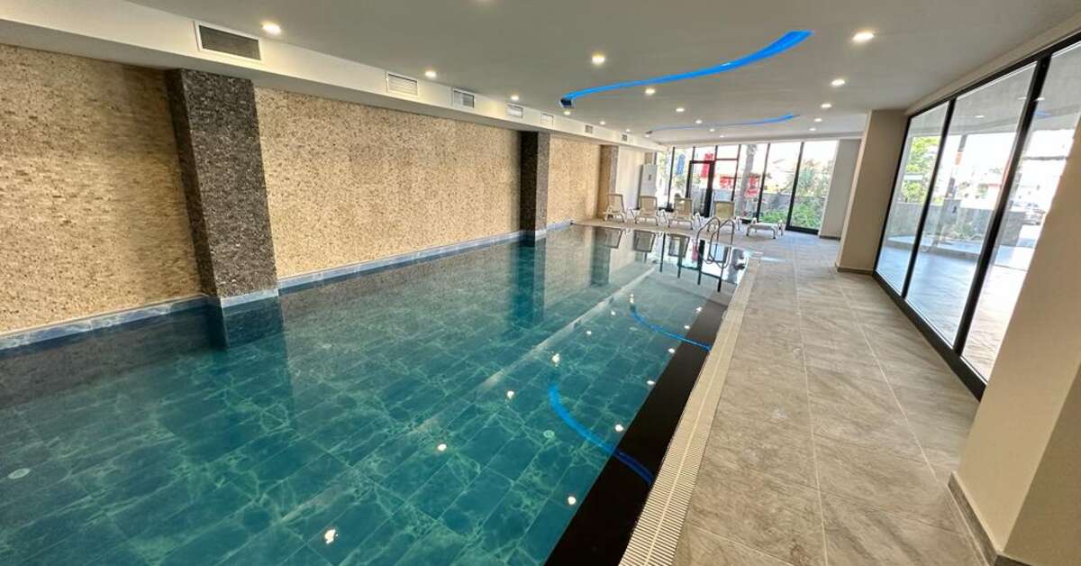 Een foto van het zwembad bij Side Golden Rock Hotel