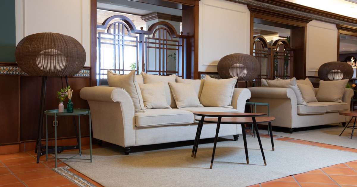 Een foto van het interieur van Hotel Roses Platja