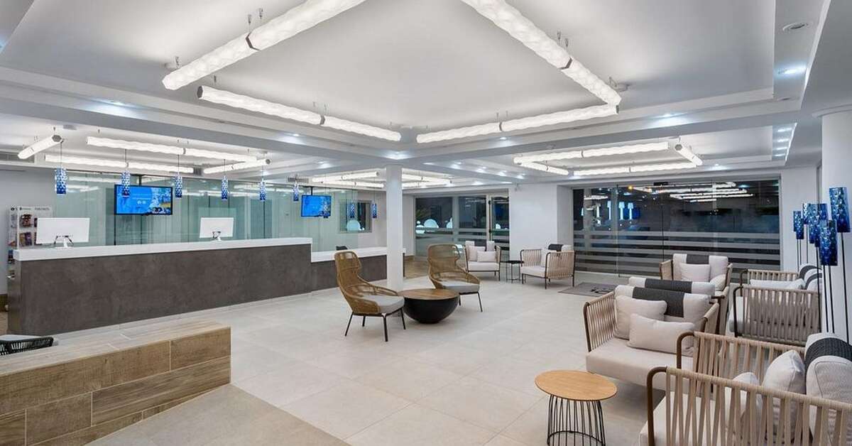 Een foto van het interieur van Hotel Vibra Cala Tarida