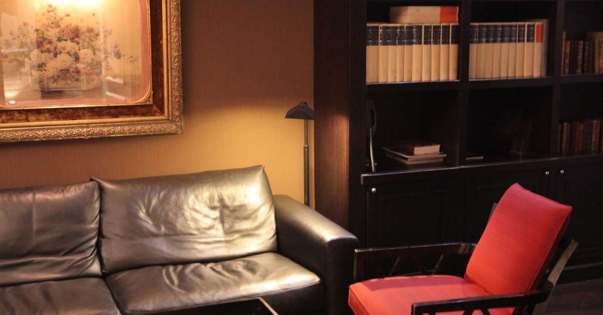 Een foto van het interieur van Hotel Le Lavoisier