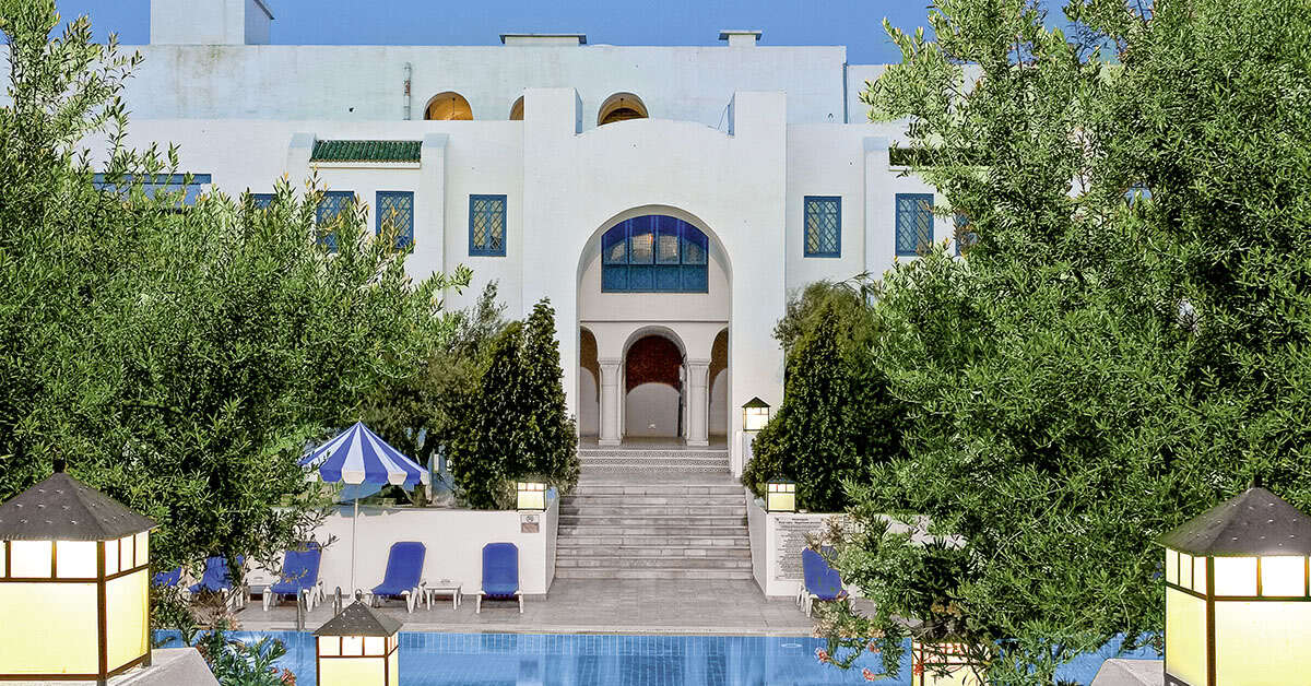 Een foto van het zwembad bij Medina Diar Lemdina