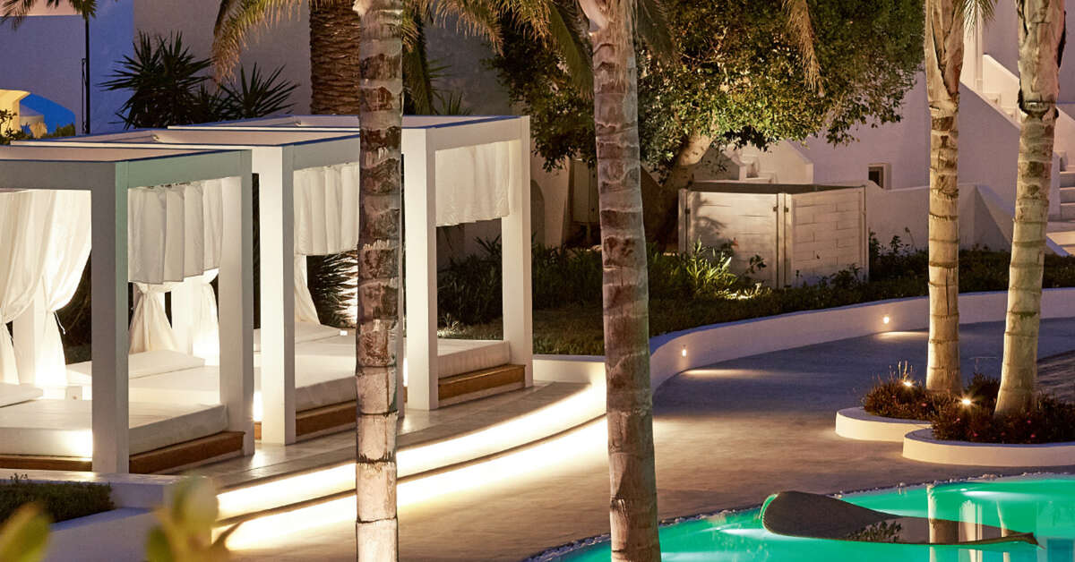 Een foto van het zwembad bij Grecotel Caramel Boutique Resort