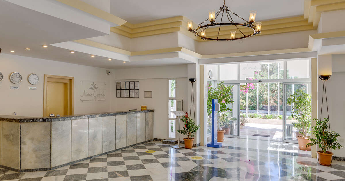 Een foto van het interieur van Natur Garden Hotel
