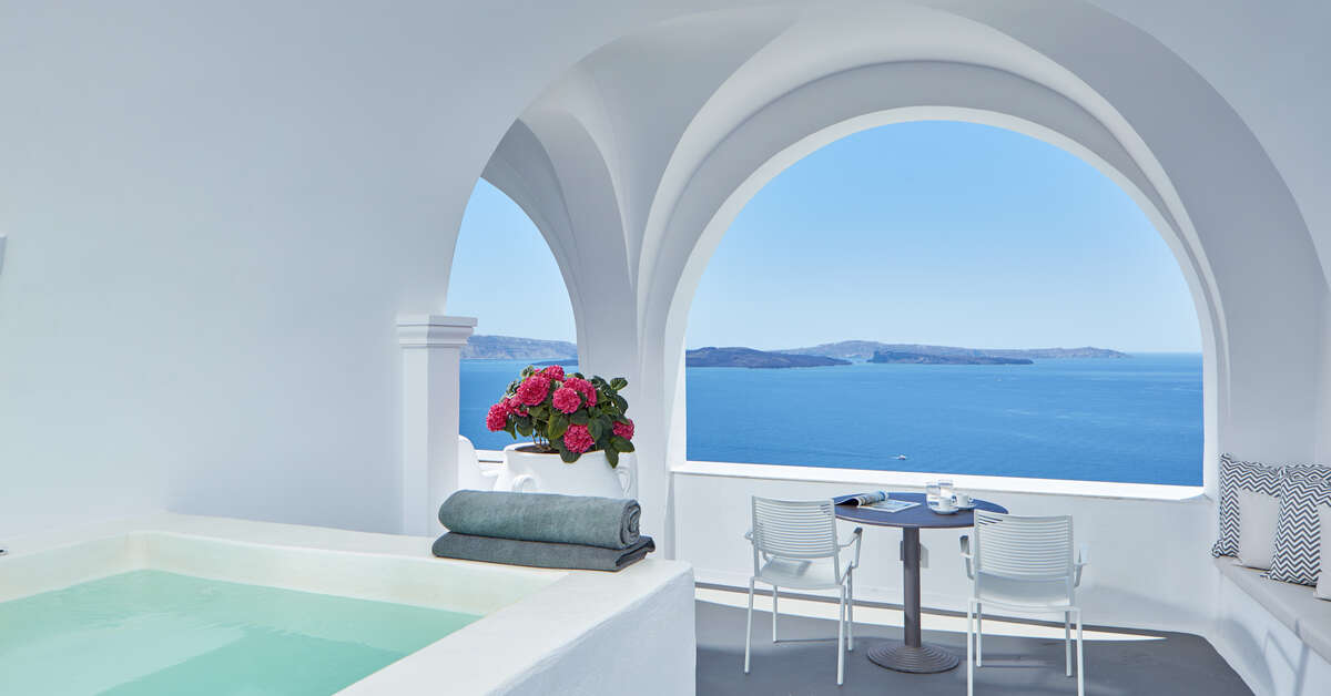 Een foto van Katikies Villa Santorini