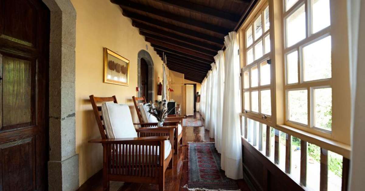 Een foto van het terras bij Hotel Rural Las Calas