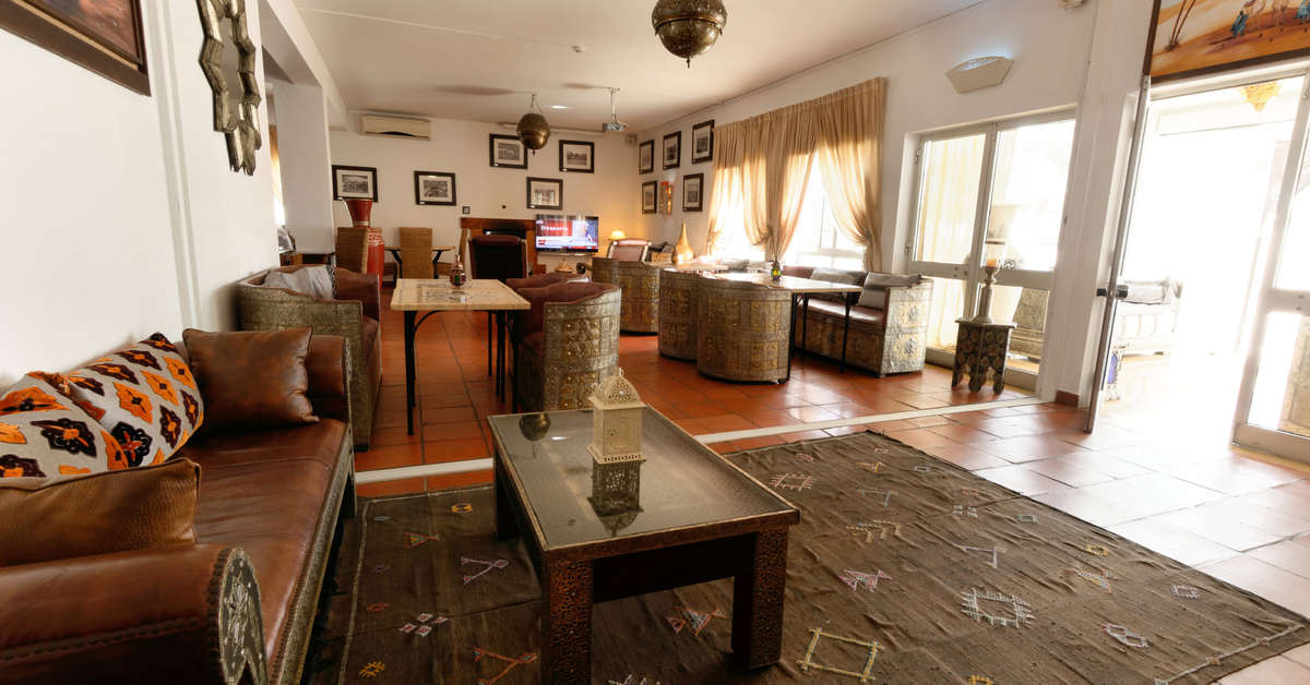 Een foto van het interieur van Vale da Telha Hotel