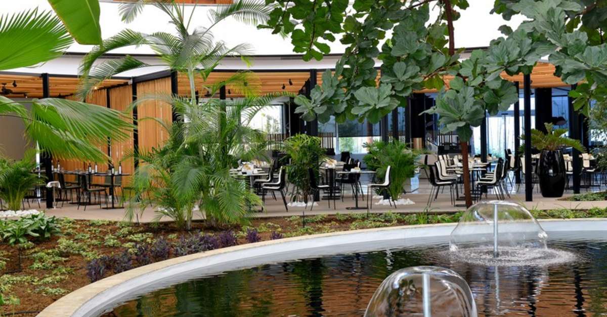 Ein Foto von der Außenansicht des Barcelo Sevilla Renacimiento