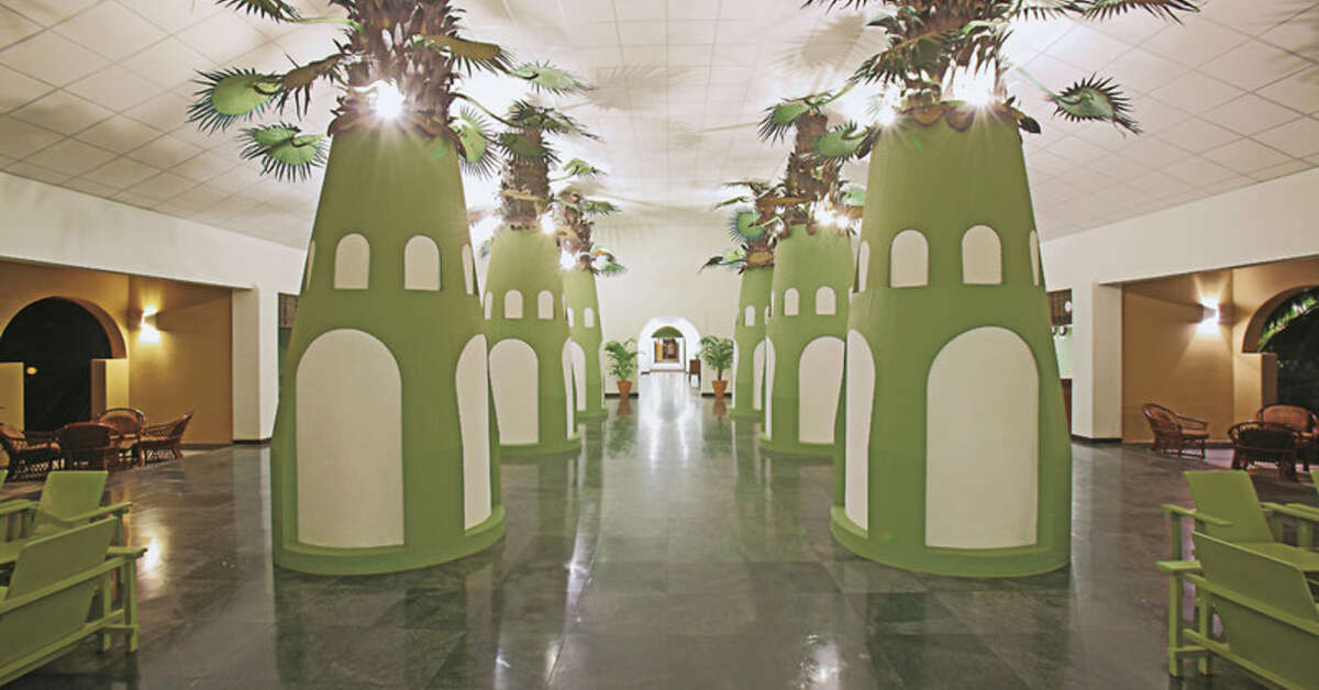 Een foto van het interieur van Club Palm Bay Hotel