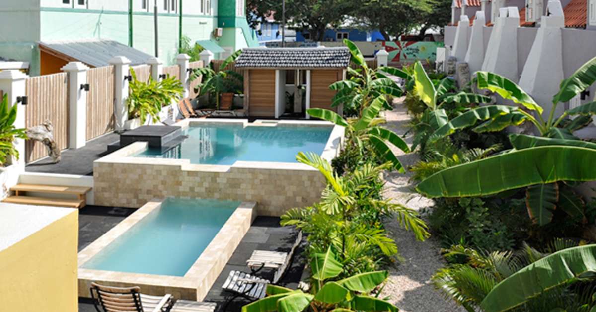 Een foto van het zwembad bij Pietermaai Boutique Hotel