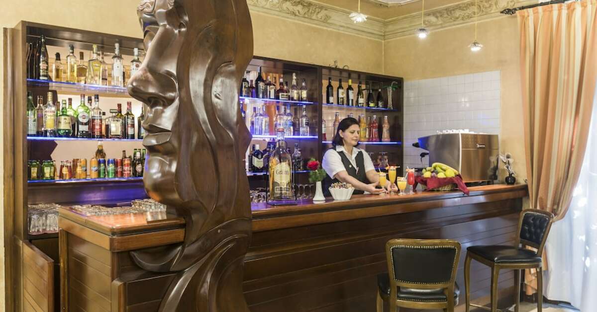 Een foto van de faciliteiten bij Hotel Villa Rosa