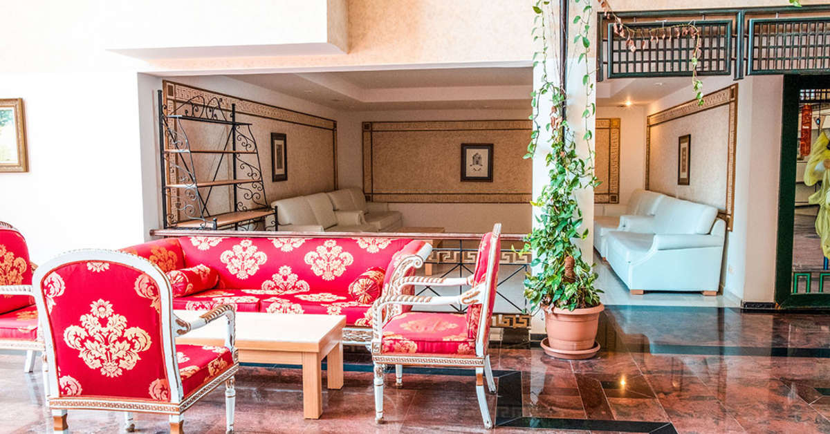 Een foto van het interieur van Ladonia Hotels Del Mare