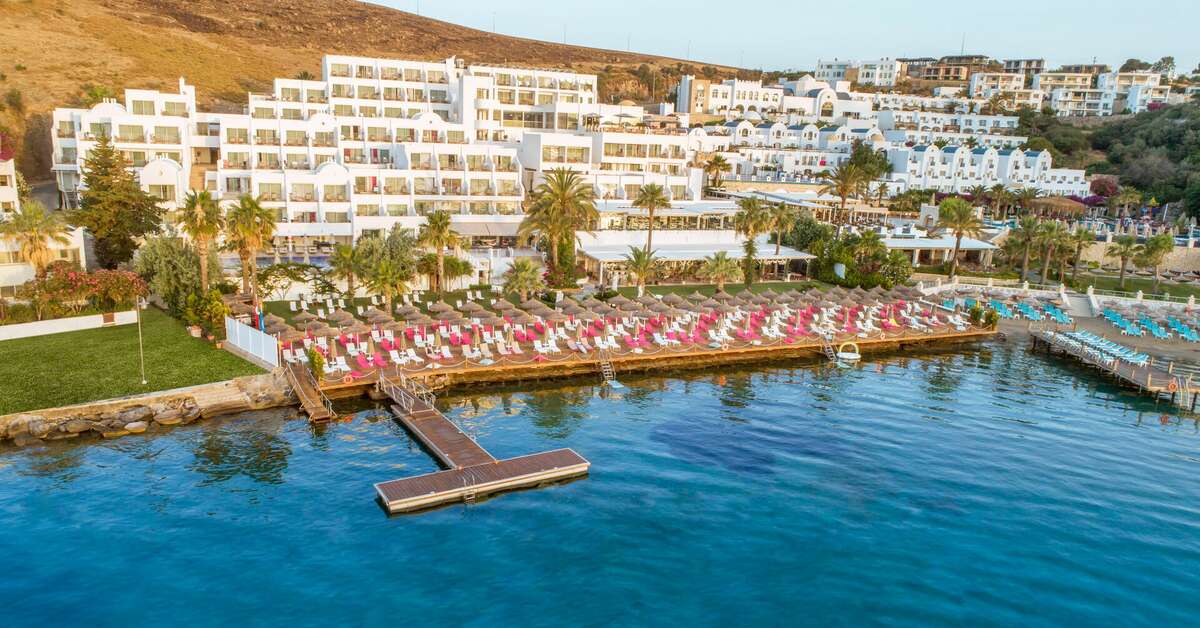 Een foto van het strand bij Agaya Bodrum