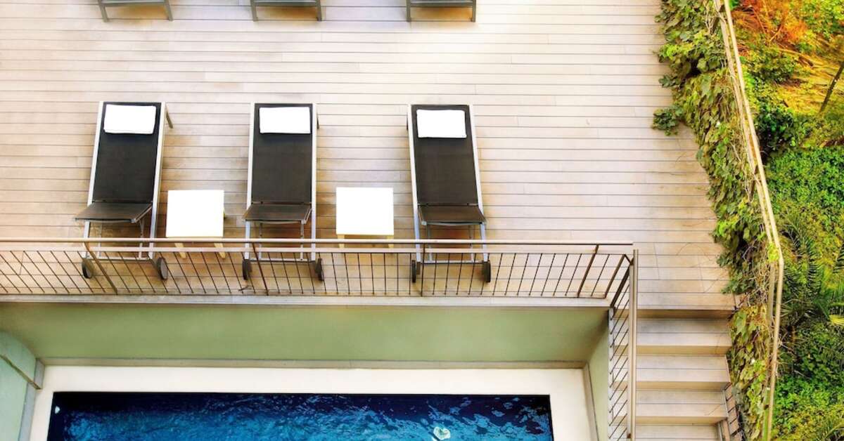 Ein Foto von der Terrasse im Barcelona Aramunt Apartments