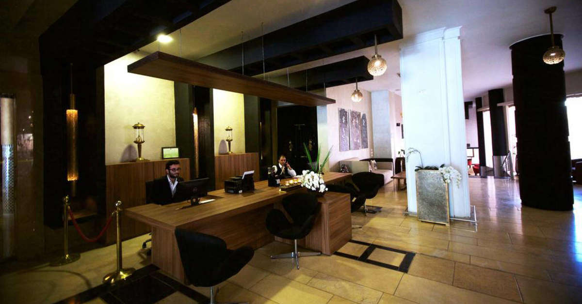 Een foto van het interieur van Dellarosa Boutique Hotel & Spa