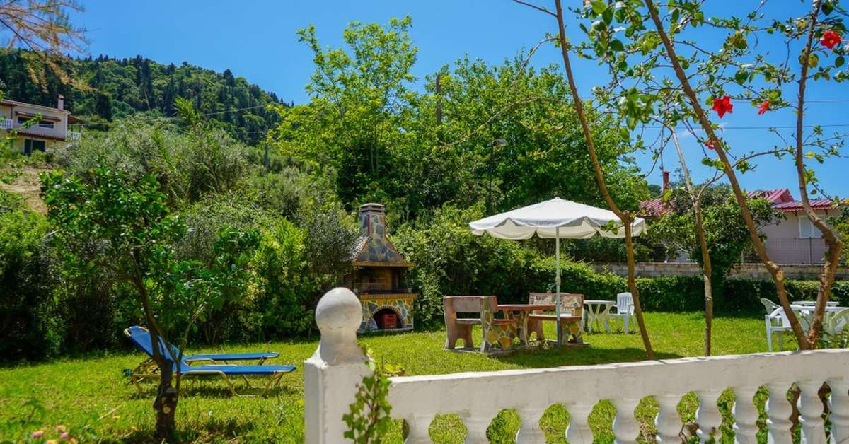 Een foto van het terras bij Capriccio Studios