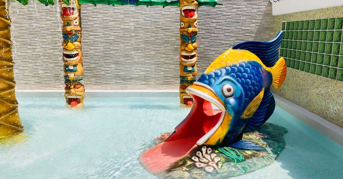 Een foto van het zwembad bij Miami Park Aparthotel