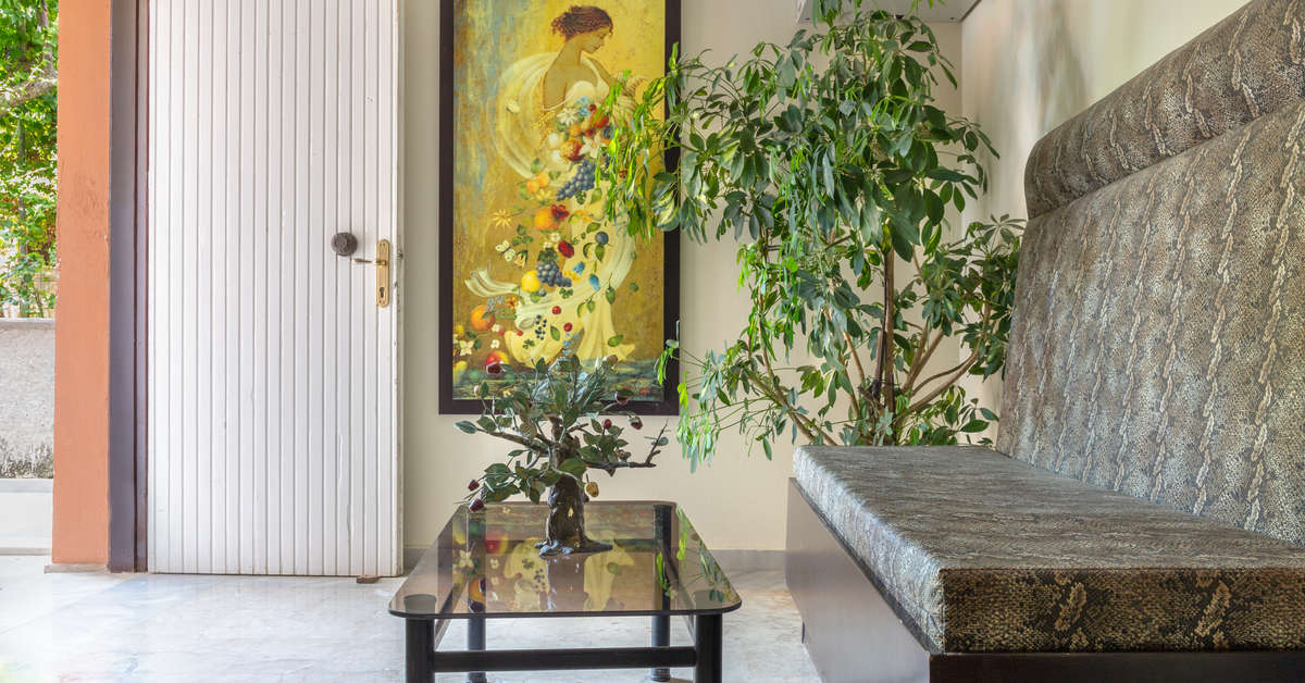 Een foto van het interieur van Victoria Hill Hotel