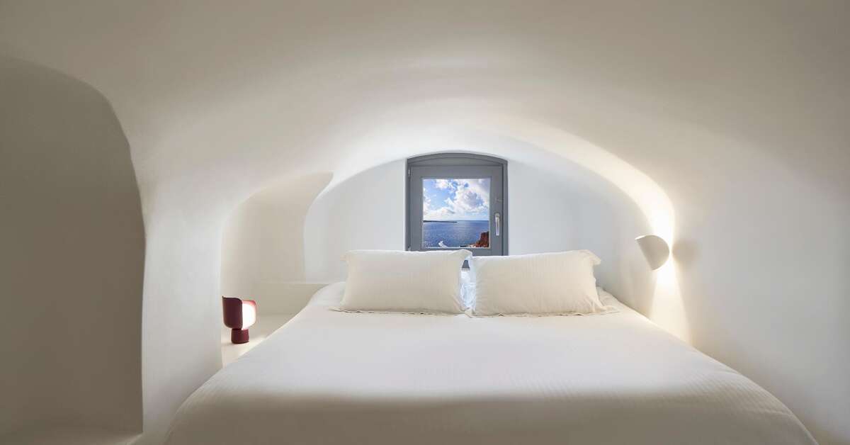 Ein Foto Old Castle Oia