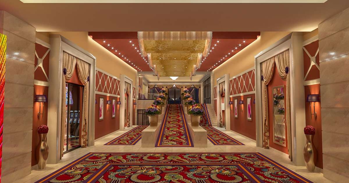 Een foto van het interieur van Europe Hotel & Casino